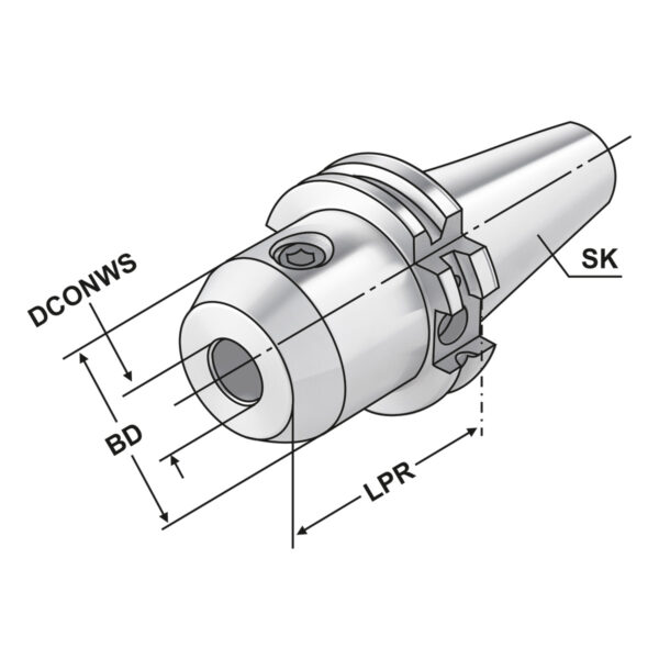 Weldon Freze Tutucu SK 40 - 14 - 100