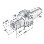 Hidrolik Takım Tutucu SK 40 - 16 - 80