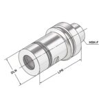 Hassas ER Pens Tutucu HSK 63 - 2/20 - 100 | ER 32
